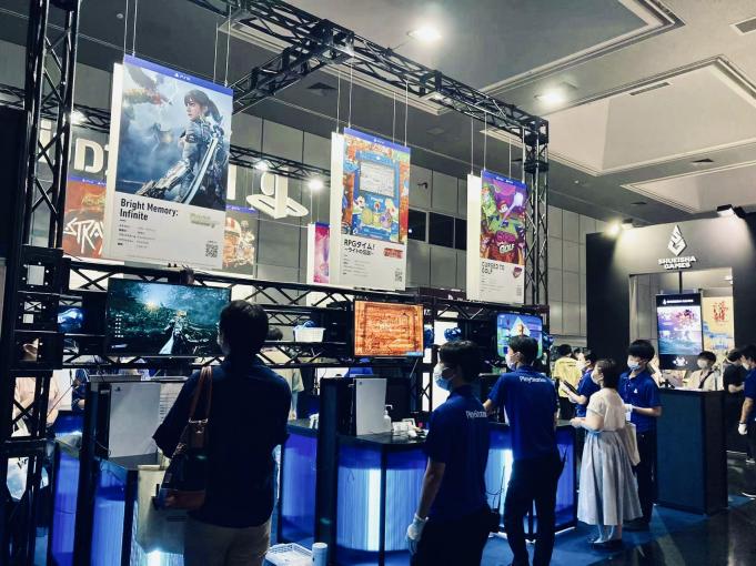 东京电玩展游戏展台现场